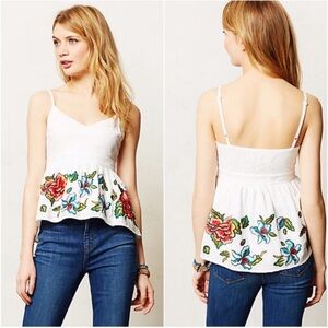 Maeve Sereno Embroidered Floral Tank Top 6